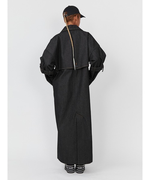 PAMEO POSE（パメオポーズ）の「Black Denim Coat（チェスター