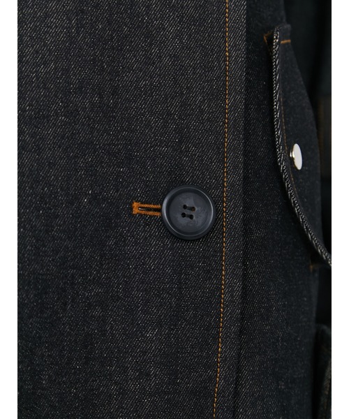 PAMEO POSE（パメオポーズ）の「Black Denim Coat（チェスター