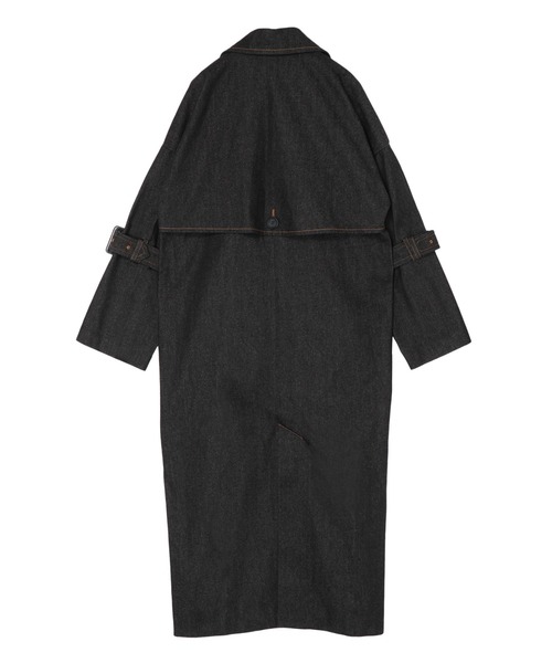 パメオポーズ　デニムコート PAMEO POSE（パメオポーズ）の「Black Denim Coat（チェスター