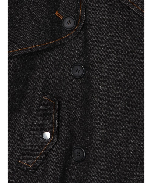 PAMEO POSE（パメオポーズ）の「Black Denim Coat（チェスター