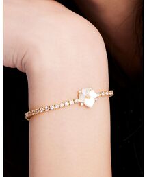 kate spade ★言葉の道 クロスワード テニスブレスレット★ Way With Words Crossword Tennis Bracelet | Kate Spade New York