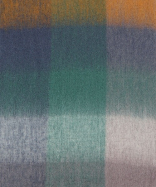 GLOBAL WORK（グローバルワーク）の「ボリュームチェックストール/981556（ストール/ショール・レディース・ブルー/パープル系その他2/ブラウン/アイボリー・FREE）」の6枚目の写真