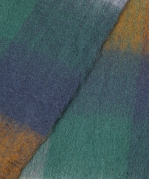 GLOBAL WORK（グローバルワーク）の「ボリュームチェックストール/981556（ストール/ショール・レディース・ブルー/パープル系その他2/ブラウン/アイボリー・FREE）」の7枚目の写真