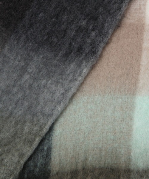 GLOBAL WORK（グローバルワーク）の「ボリュームチェックストール/981556（ストール/ショール・レディース・ブルー/パープル系その他2/ブラウン/アイボリー・FREE）」の11枚目の写真