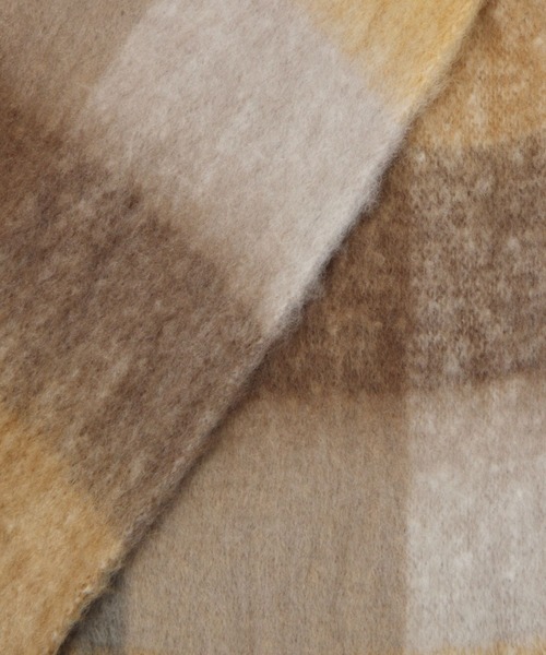 GLOBAL WORK（グローバルワーク）の「ボリュームチェックストール/981556（ストール/ショール・レディース・ブルー/パープル系その他2/ブラウン/アイボリー・FREE）」の13枚目の写真