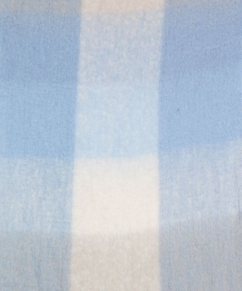 GLOBAL WORK（グローバルワーク）の「ボリュームチェックストール/981556（ストール/ショール・レディース・ブルー/パープル系その他2/ブラウン/アイボリー・FREE）」の14枚目の写真