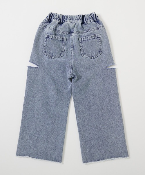 devirock（デビロック）の「ハイウエスト カットアウトデニム（デニムパンツ・キッズ・その他1/その他2/その他3・110cm/120cm/130cm/140cm/150cm/160cm/100cm）」の6枚目の写真