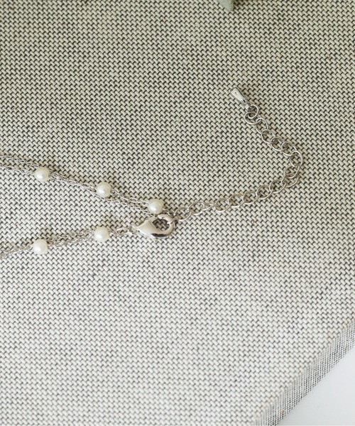 Kana（カナ）の「パール 華奢 2連 ネックレス パーティー 結婚式 お呼ばれ オケージョン（ネックレス・レディース・ゴールド/シルバー・フリー）」の5枚目の写真