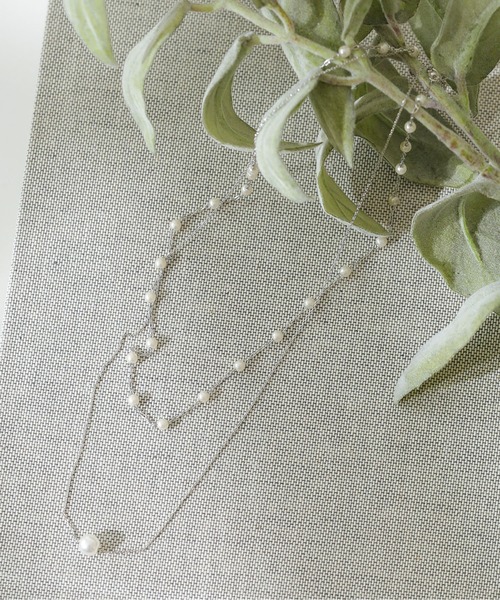 Kana（カナ）の「パール 華奢 2連 ネックレス パーティー 結婚式 お呼ばれ オケージョン（ネックレス・レディース・ゴールド/シルバー・フリー）」の17枚目の写真