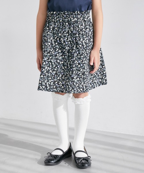 ROPE' PICNIC(ロペピクニック)の「【KIDS】小花柄インパンスカート/セットアップ対応(スカート・キッズ・ブラック系その他/ホワイト系その他2・150/110/120/130/140)」の21枚目の写真