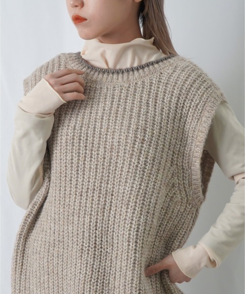 LUCA/LADY LUCK LUCA（ルカ/レディラックルカ）の「LC/LLL 畦配色