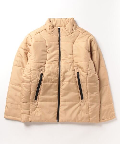 STYLEBLOCK（スタイルブロック）の「デュスポ中綿スタンドカラー止水ZIPブルゾン（ダウンジャケット/コート・メンズ・カーキ/ベージュ/チャコール/ブラック/レッド/ネイビー・M/L）」の11枚目の写真