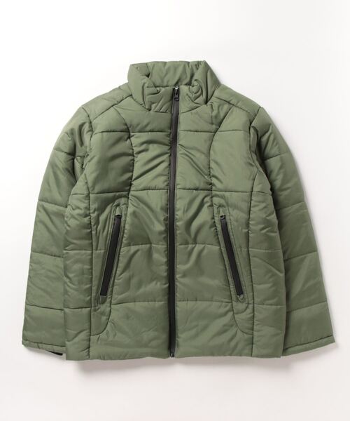 STYLEBLOCK（スタイルブロック）の「デュスポ中綿スタンドカラー止水ZIPブルゾン（ダウンジャケット/コート・メンズ・カーキ/ベージュ/チャコール/ブラック/レッド/ネイビー・M/L）」の12枚目の写真
