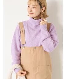 ehka sopo | オーバーシルエットハイネックニット(ニット/セーター)