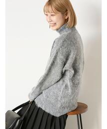 ehka sopo | オーバーシルエットハイネックニット(ニット/セーター)