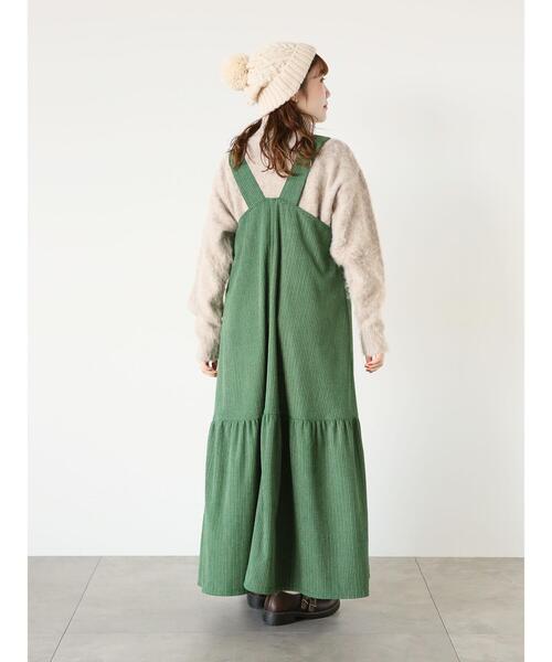 ehka sopo（エヘカソポ）の「オーバーシルエットハイネックニット（ニット/セーター・レディース・チャコールグレー/ベージュ/グリーン/ラベンダー・F）」の12枚目の写真