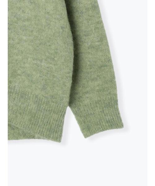 ehka sopo（エヘカソポ）の「オーバーシルエットハイネックニット（ニット/セーター・レディース・チャコールグレー/ベージュ/グリーン/ラベンダー・F）」の13枚目の写真