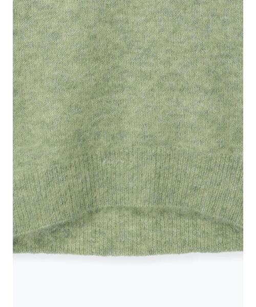 ehka sopo（エヘカソポ）の「オーバーシルエットハイネックニット（ニット/セーター・レディース・チャコールグレー/ベージュ/グリーン/ラベンダー・F）」の9枚目の写真