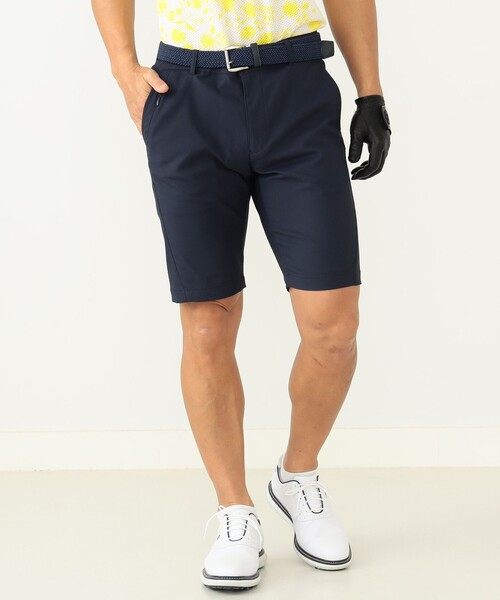 BEAMS GOLF（ビームスゴルフ）の「【伸縮性】BEAMS GOLF PURPLE LABEL / シェルタリングオックス 3D ショートパンツ（その他パンツ・メンズ・ホワイト/イエロー/ネイビー/ピンク・50/48/46/44/42/52）」の2枚目の写真