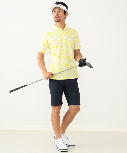 BEAMS GOLF（ビームスゴルフ）の「【伸縮性】BEAMS GOLF PURPLE LABEL / シェルタリングオックス 3D ショートパンツ（その他パンツ・メンズ・ホワイト/イエロー/ネイビー/ピンク・50/48/46/44/42/52）」の8枚目の写真