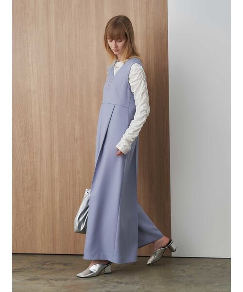 ELENDEEK（エレンディーク）の「シャーリングクルーネックカットソー（Tシャツ/カットソー・レディース・ブラック/オフホワイト/イエロー・FREE）」の16枚目の写真