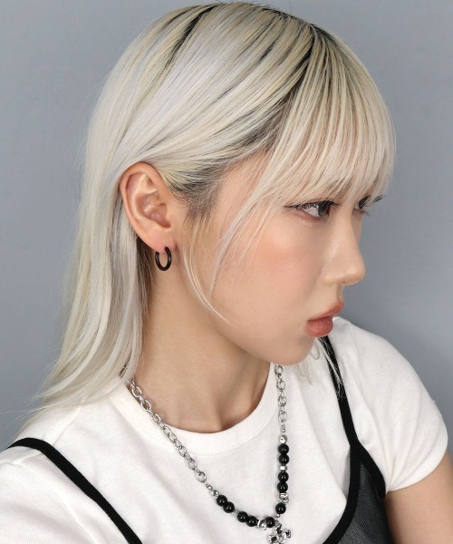 フープピアス 片耳用 COO+i ピアス 「片耳用」サージカルステンレスフープピアス レディース