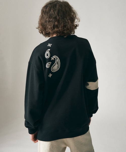 EXAMPLE(エグザンプル)の「EXAMPLE OLDEX LOGO CREWNECK(スウェット・メンズ・キナリ/アッシュ/ブラック・XL/XXL/M/L)」の5枚目の写真