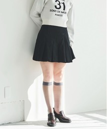 タックボリュームミニスカート