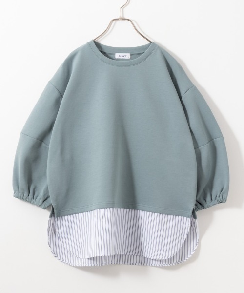 NAVY(ネイビー)の「NAVY 時短アイテム 袖ボリュームプルオーバー(その他トップス・レディース・グリーン系その他/ラベンダー/ライトベージュ・M/L)」の1枚目の写真