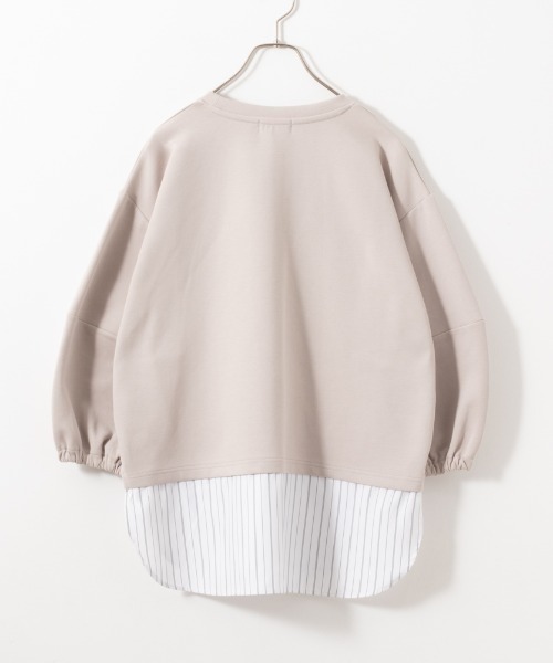 NAVY(ネイビー)の「NAVY 時短アイテム 袖ボリュームプルオーバー(その他トップス・レディース・グリーン系その他/ラベンダー/ライトベージュ・M/L)」の4枚目の写真