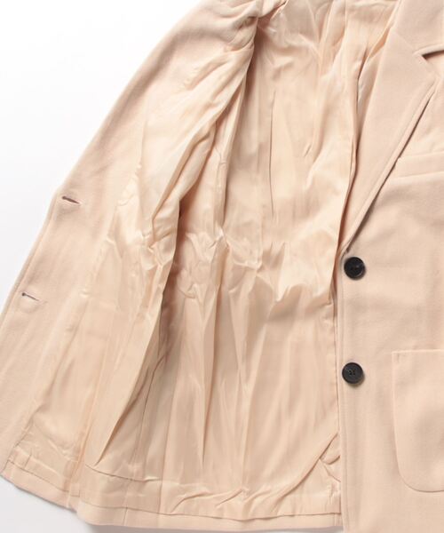 MAISON DE THERESE(メゾン ド テレーズ)の「ラシャコート(テーラードジャケット・レディース・ベージュ・L/S/M)」の4枚目の写真
