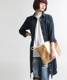 WEGO | WEGO/ネルシャツワンピース(シャツワンピース)