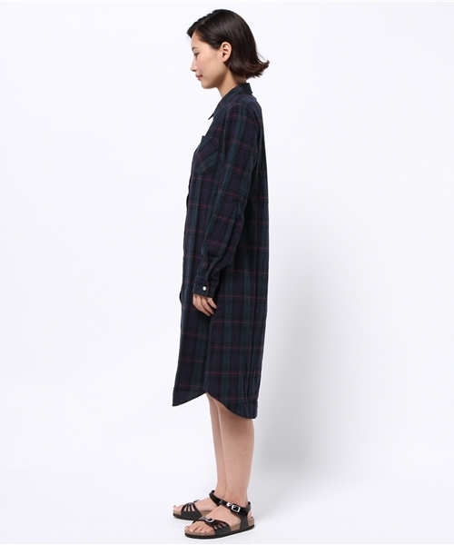 WEGO（ウィゴー）の「WEGO/ネルシャツワンピース（シャツワンピース・レディース・ブルー系その他/レッド系その他/その他1/その他2・FREE）」の14枚目の写真
