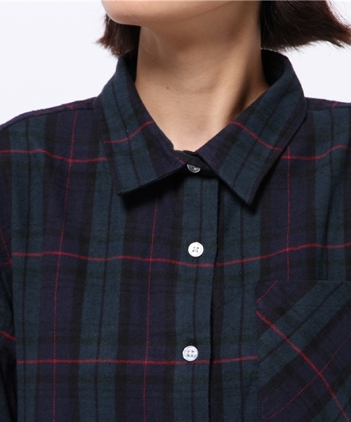 WEGO（ウィゴー）の「WEGO/ネルシャツワンピース（シャツワンピース・レディース・ブルー系その他/レッド系その他/その他1/その他2・FREE）」の16枚目の写真