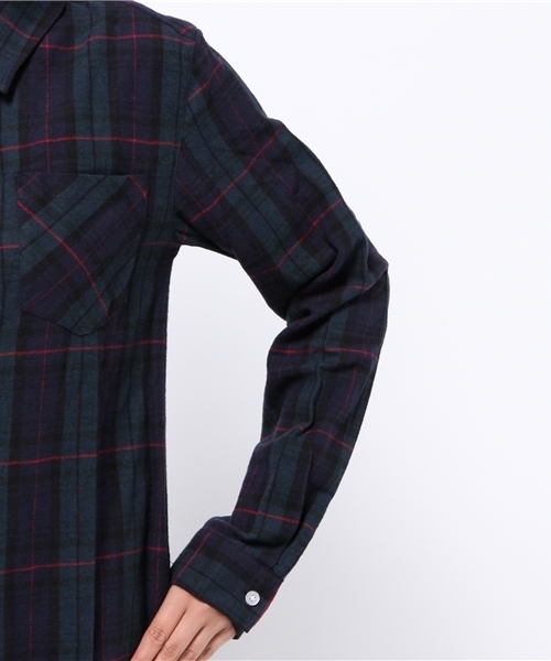 WEGO（ウィゴー）の「WEGO/ネルシャツワンピース（シャツワンピース・レディース・ブルー系その他/レッド系その他/その他1/その他2・FREE）」の17枚目の写真