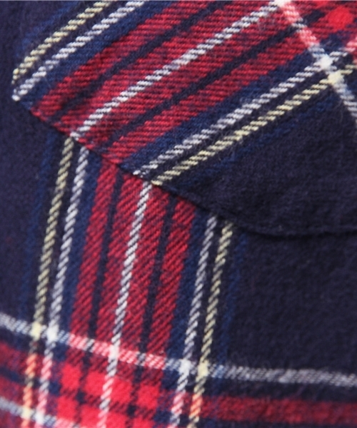 WEGO（ウィゴー）の「WEGO/ネルシャツワンピース（シャツワンピース・レディース・ブルー系その他/レッド系その他/その他1/その他2・FREE）」の9枚目の写真