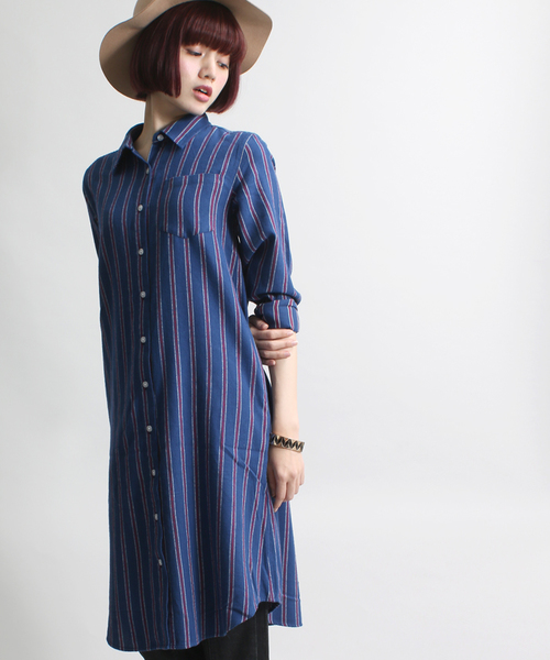 WEGO（ウィゴー）の「WEGO/ネルシャツワンピース（シャツワンピース・レディース・ブルー系その他/レッド系その他/その他1/その他2・FREE）」の20枚目の写真