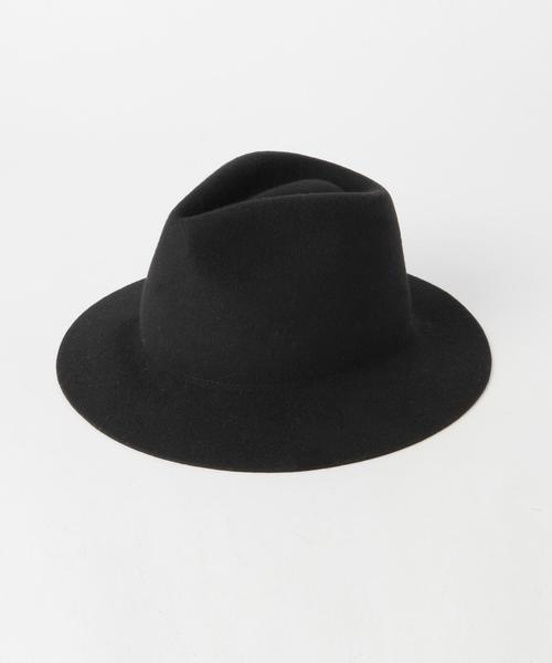 UNITED ARROWS（ユナイテッドアローズ）の「□UBMM FOLDING マニッシュハット†◆（ハット・レディース・ブラック/ライトグレー/ベージュ/ネイビー・フリー）」の5枚目の写真