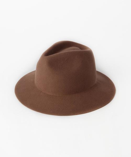 UNITED ARROWS（ユナイテッドアローズ）の「□UBMM FOLDING マニッシュハット†◆（ハット・レディース・ブラック/ライトグレー/ベージュ/ネイビー・フリー）」の6枚目の写真