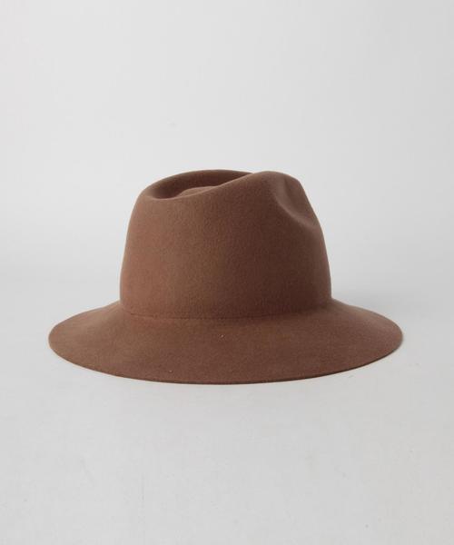 UNITED ARROWS（ユナイテッドアローズ）の「□UBMM FOLDING マニッシュハット†◆（ハット・レディース・ブラック/ライトグレー/ベージュ/ネイビー・フリー）」の9枚目の写真