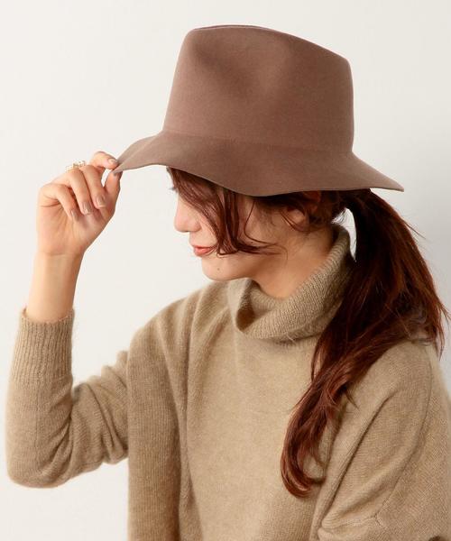 UNITED ARROWS（ユナイテッドアローズ）の「□UBMM FOLDING マニッシュハット†◆（ハット・レディース・ブラック/ライトグレー/ベージュ/ネイビー・フリー）」の12枚目の写真