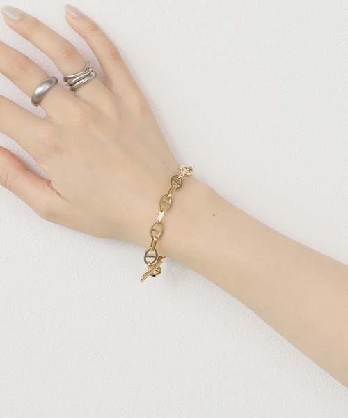 ROOPTOKYO（ループトウキョウ）の「アンカーチェーンブレスレット ユニセックス（ブレスレット・レディース・ゴールド・FREE）」の6枚目の写真