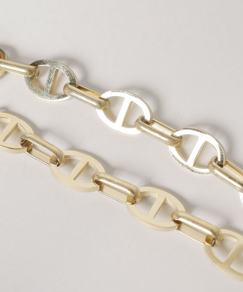 ROOPTOKYO（ループトウキョウ）の「アンカーチェーンブレスレット ユニセックス（ブレスレット・レディース・ゴールド・FREE）」の4枚目の写真