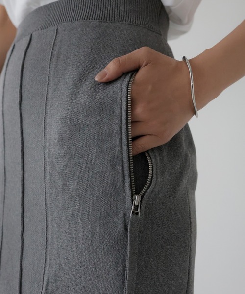 hellam（へラム）の「サイドポケットニットスカート（スカート）」 - WEAR