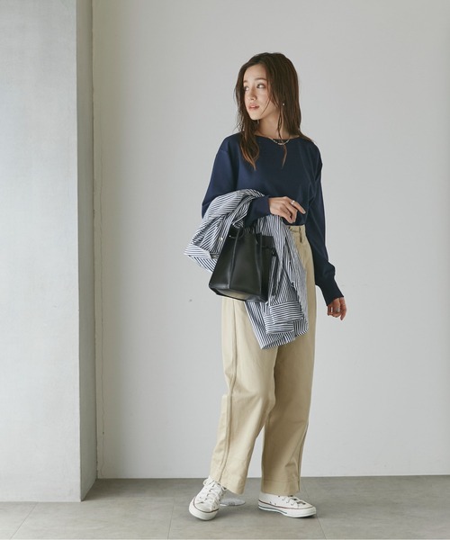 ◆幻◆ 希少美品　定価3.4万円　ADORE VERY掲載　ジョーゼットブラウス NANO universe（ナノユニバース）の「【追加生産】WEB限定 リブ