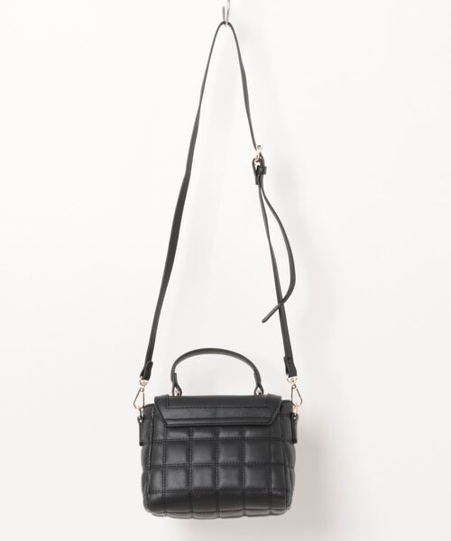 axes femme（アクシーズファム）の「ダブルステッチキルトバッグ（ショルダーバッグ・レディース・グレイッシュベージュ/グリーン/ブラック・FREE）」の4枚目の写真