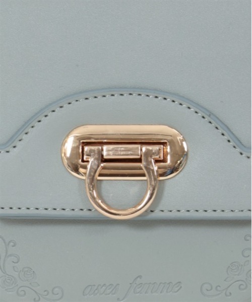 axes femme（アクシーズファム）の「ダブルステッチキルトバッグ（ショルダーバッグ・レディース・グレイッシュベージュ/グリーン/ブラック・FREE）」の13枚目の写真