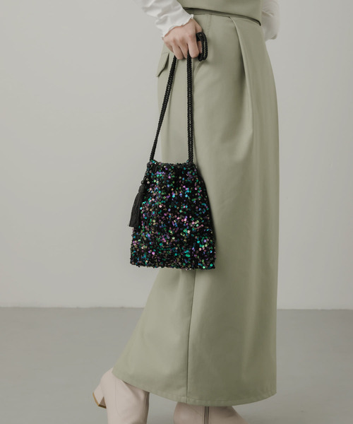 SMELLY（スメリー）の「スパンコールキンチャクショルダー（ショルダーバッグ・レディース・ブラック系その他/ゴールド系その他・-）」の7枚目の写真