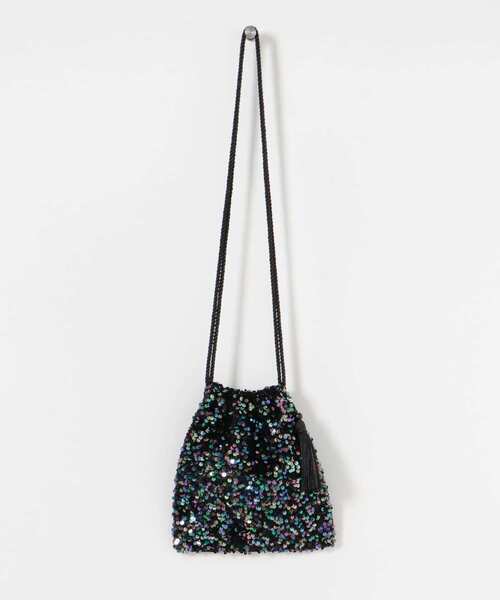 SMELLY（スメリー）の「スパンコールキンチャクショルダー（ショルダーバッグ・レディース・ブラック系その他/ゴールド系その他・-）」の14枚目の写真