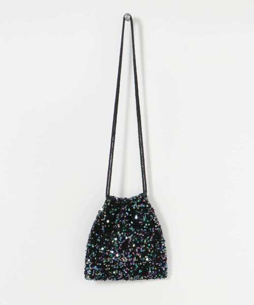 SMELLY（スメリー）の「スパンコールキンチャクショルダー（ショルダーバッグ・レディース・ブラック系その他/ゴールド系その他・-）」の13枚目の写真
